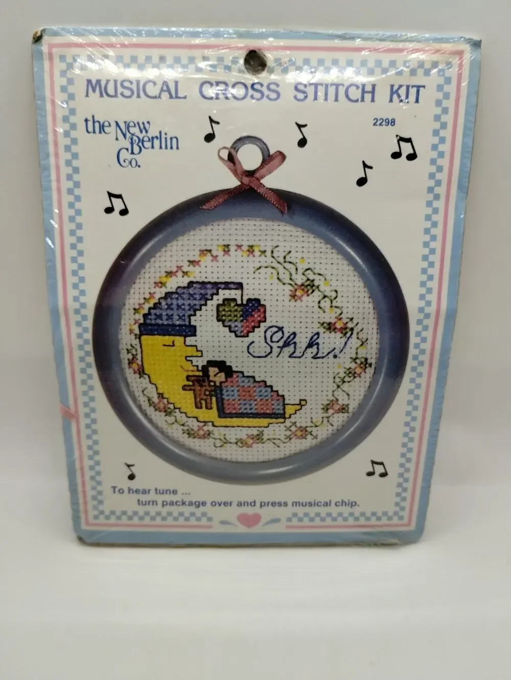 New Berlin Company Musical Cross Stitch Kit Shh! #2298 New In Package